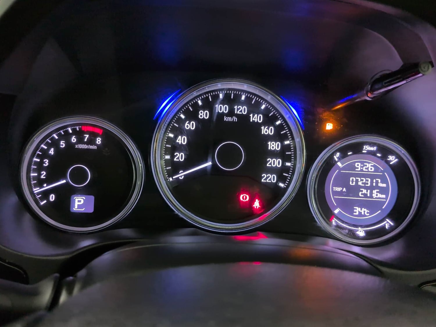 Used 2018 Honda City ZX CVT Petrol Petrol Automatic interior CLUSTERMETER VIEW