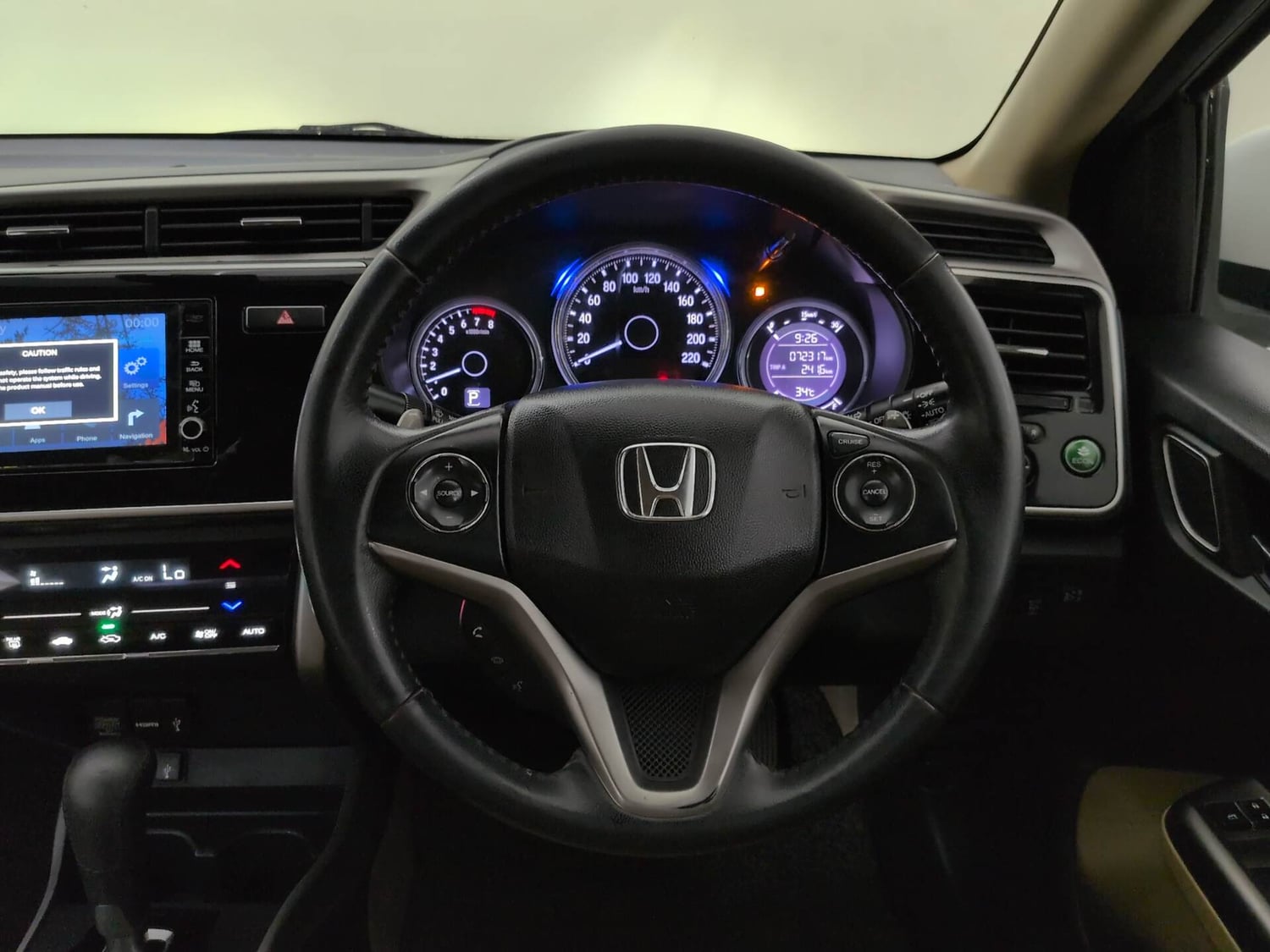 Used 2018 Honda City ZX CVT Petrol Petrol Automatic interior STEERING VIEW