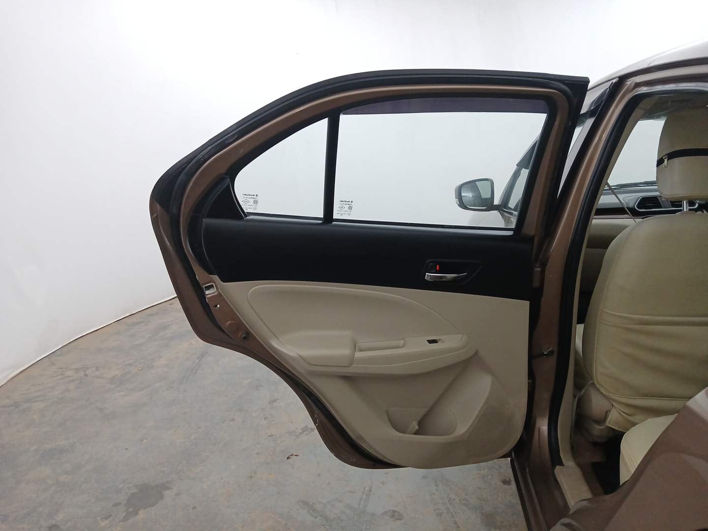 Used 2017 Maruti Suzuki Dzire VXi Petrol Manual interior LEFT REAR DOOR OPEN VIEW