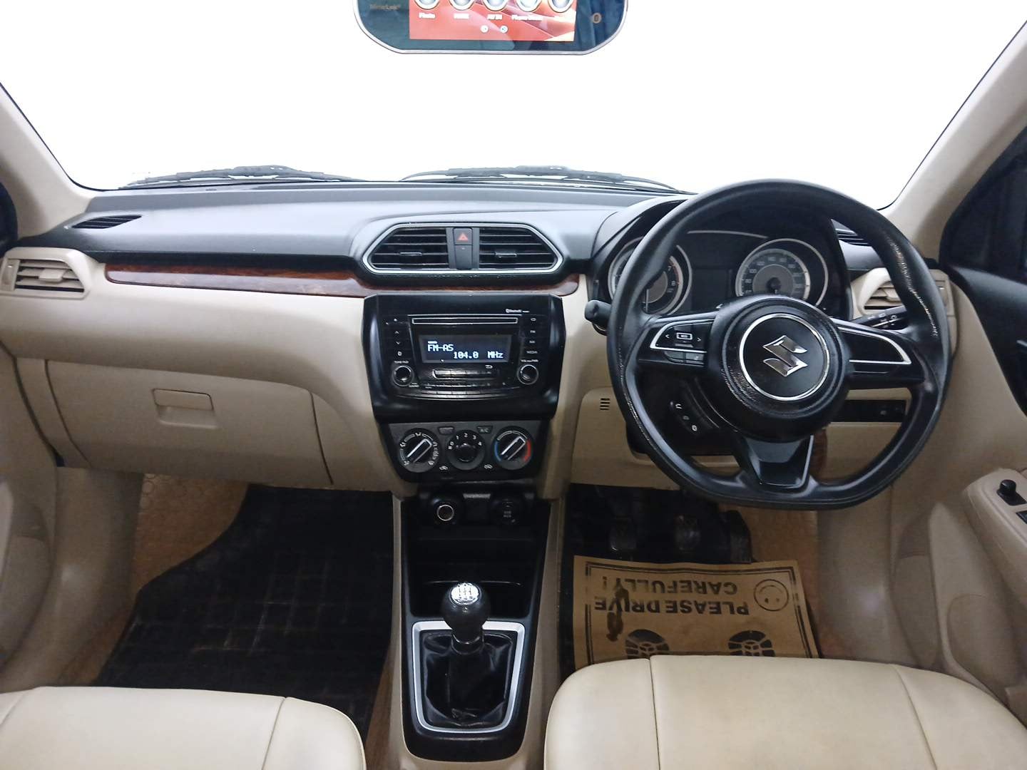 Used 2017 Maruti Suzuki Dzire VXi Petrol Manual interior DASHBOARD VIEW
