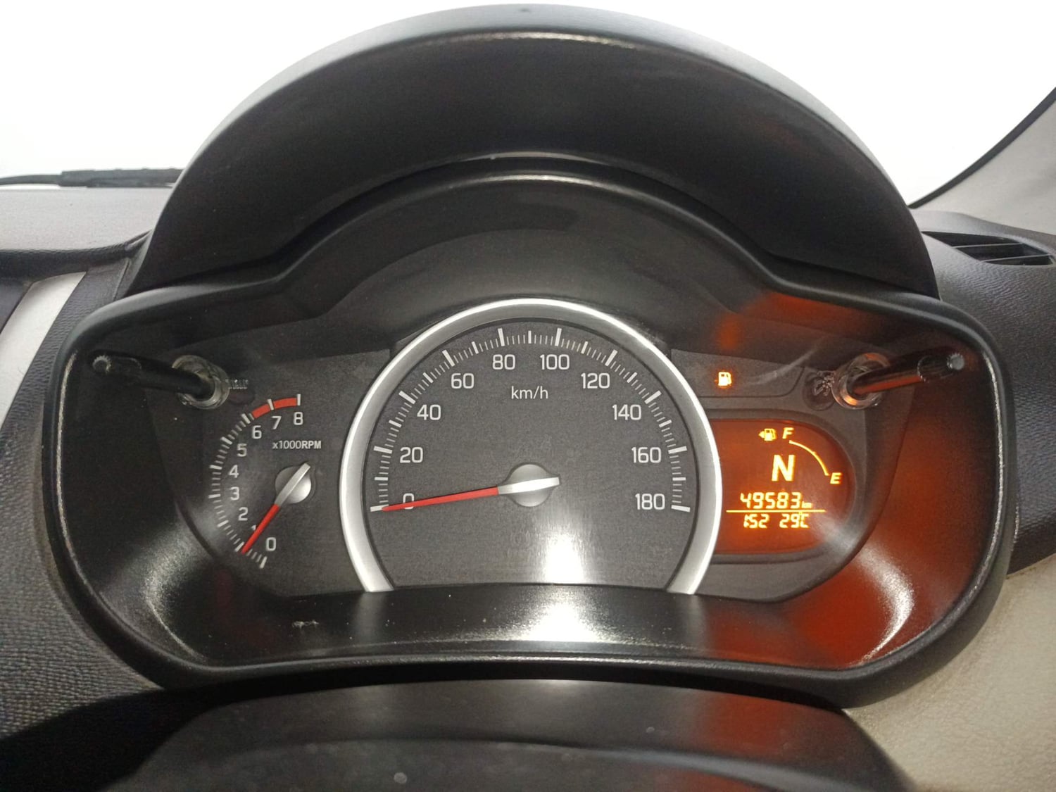 Used 2014 Maruti Suzuki Celerio VXi AMT Petrol Automatic interior CLUSTERMETER VIEW