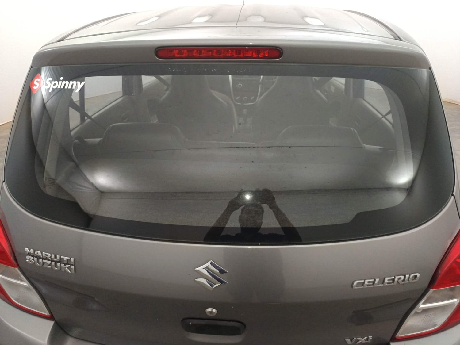 Used 2014 Maruti Suzuki Celerio VXi AMT Petrol Automatic exterior BACK WINDSHIELD VIEW