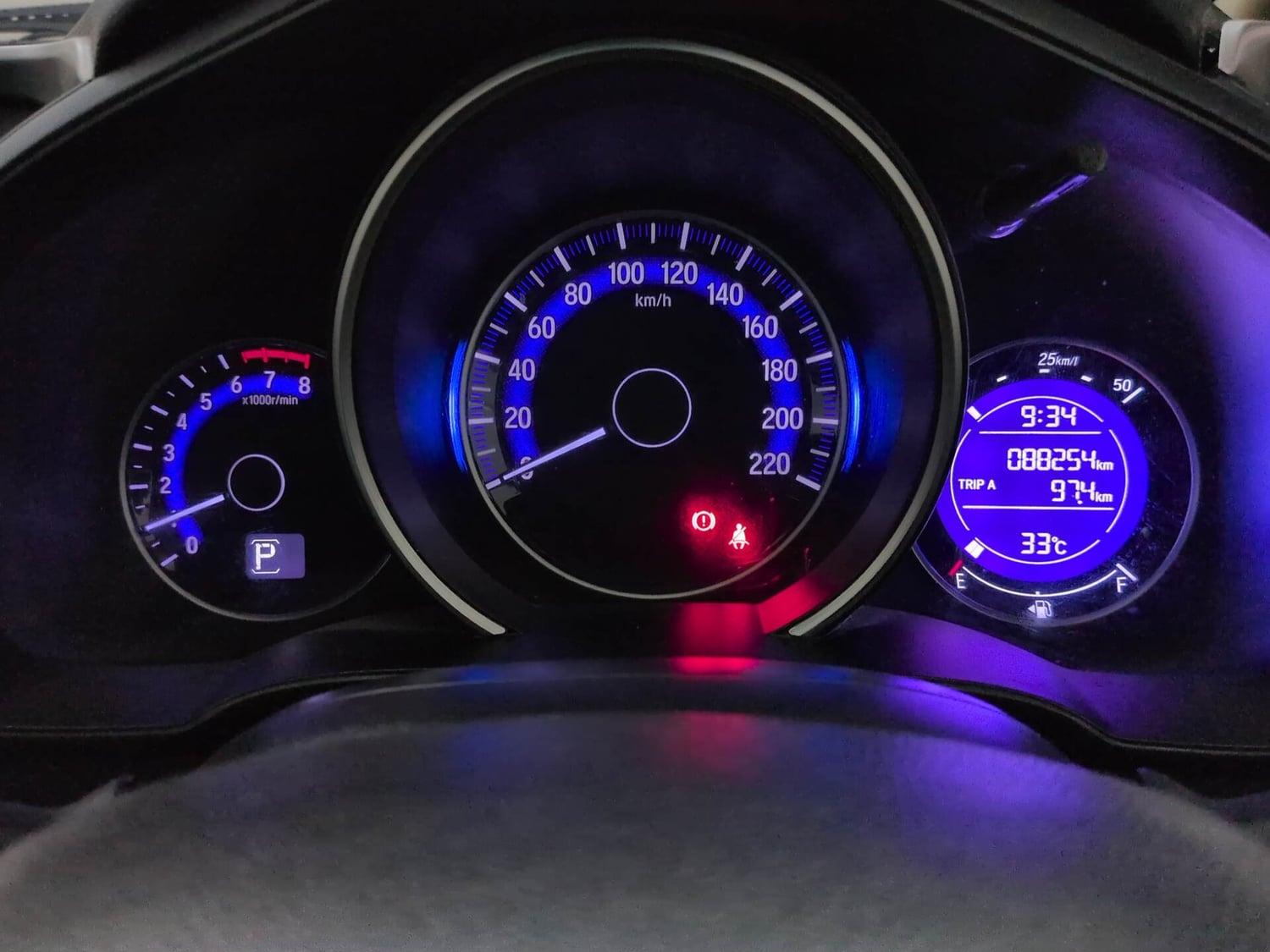 Used 2015 Honda Jazz V AT Petrol Petrol Automatic interior CLUSTERMETER VIEW