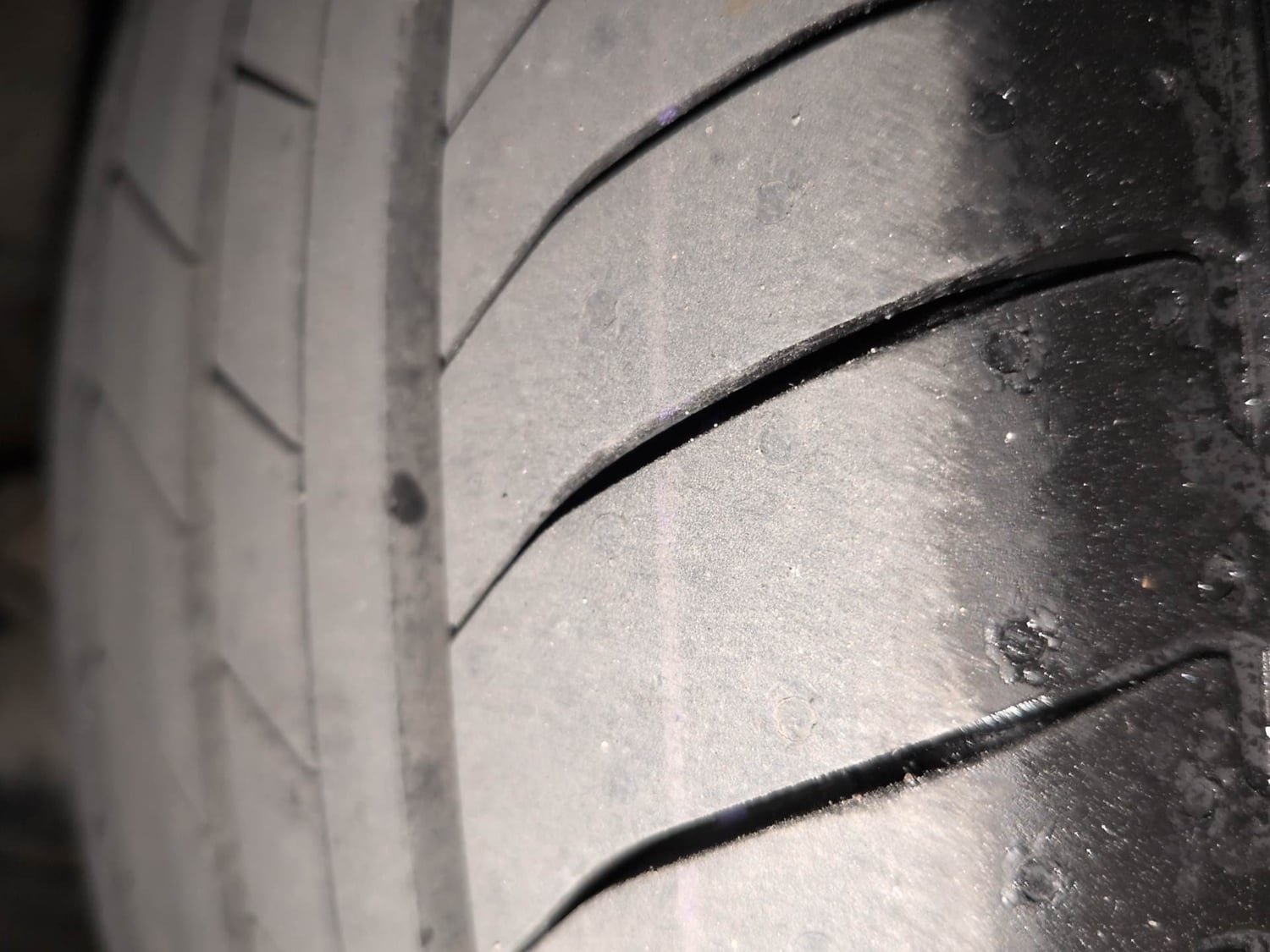 Used 2015 Honda Jazz V AT Petrol Petrol Automatic tyres RIGHT FRONT TYRE TREAD VIEW