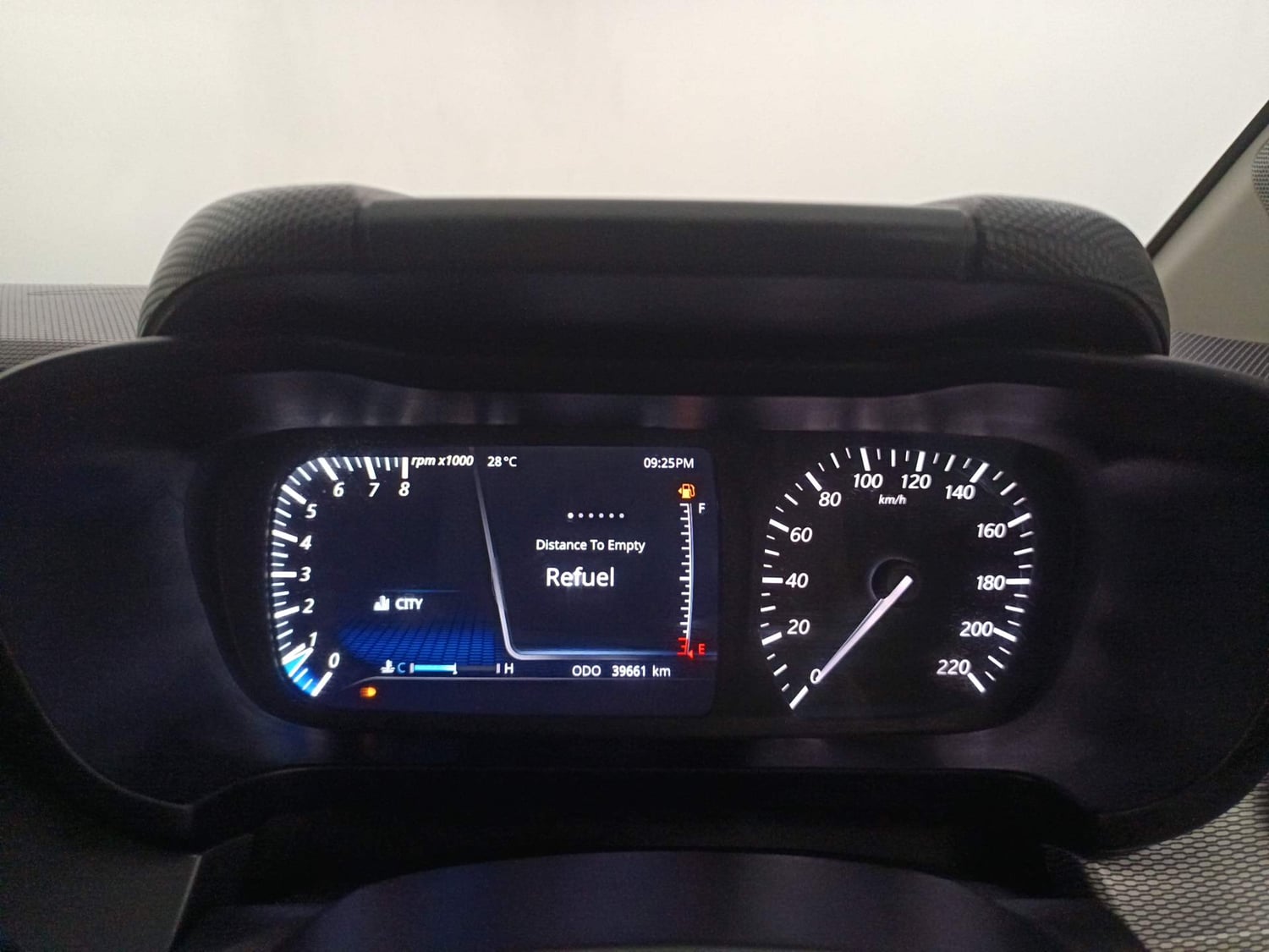 Used 2021 Tata Altroz XZ i-Turbo Petrol Petrol Manual interior CLUSTERMETER VIEW