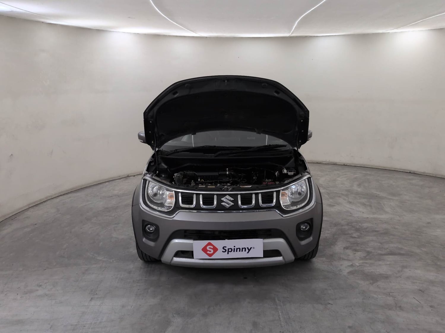 Used 2022 Maruti Suzuki Ignis Zeta 1.2 AMT Petrol Automatic engine ENGINE & BONNET OPEN FRONT VIEW