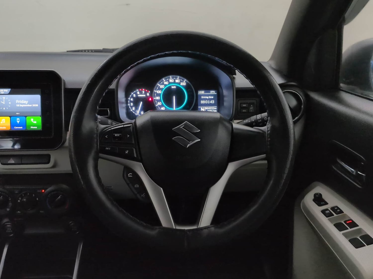 Used 2022 Maruti Suzuki Ignis Zeta 1.2 AMT Petrol Automatic interior STEERING VIEW
