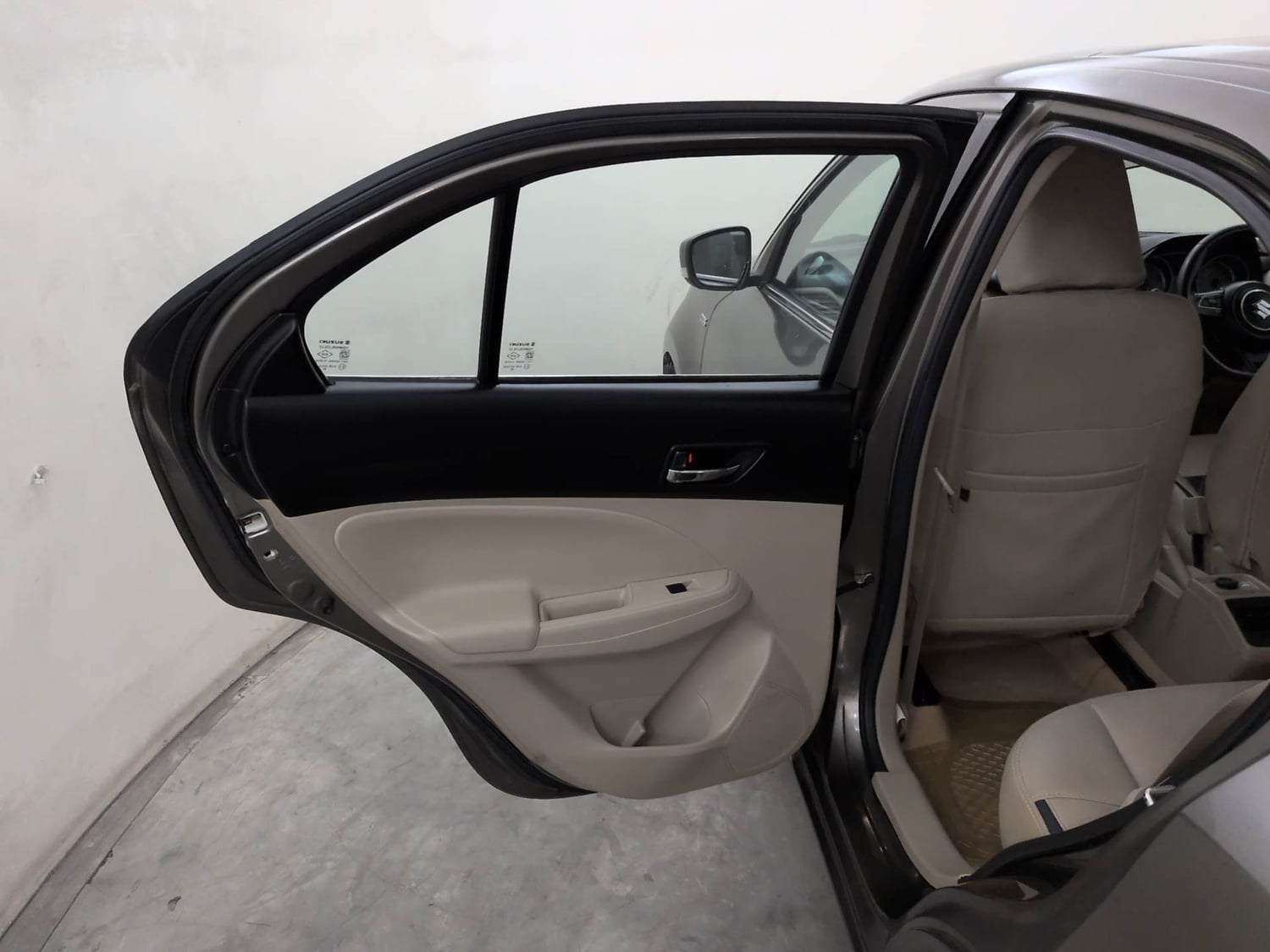 Used 2019 Maruti Suzuki Dzire ZDi Plus Diesel Manual interior LEFT REAR DOOR OPEN VIEW