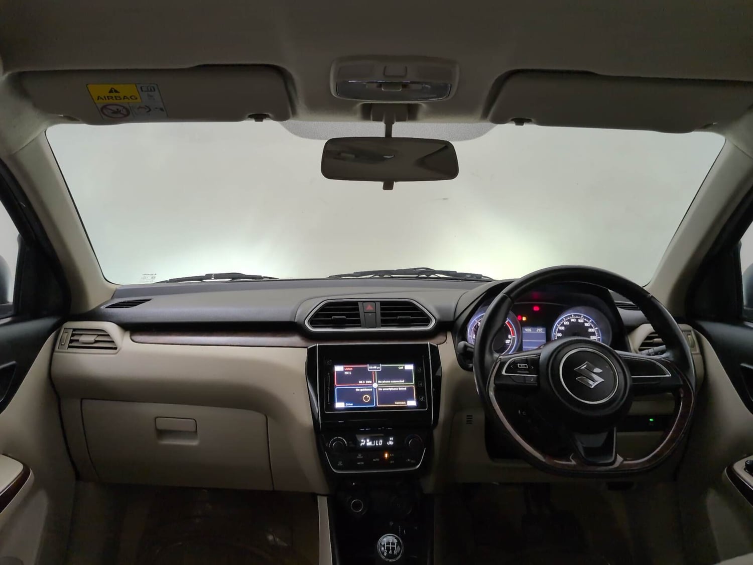 Used 2019 Maruti Suzuki Dzire ZDi Plus Diesel Manual interior DASHBOARD VIEW