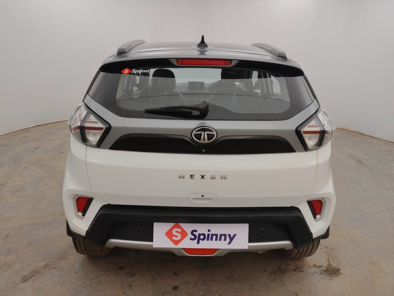 Used 2021 Tata Nexon XZ Plus Dual Tone Petrol Manual exterior BACK VIEW