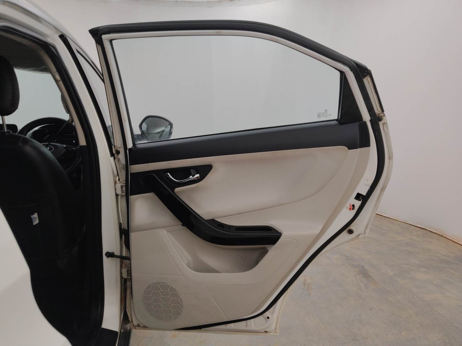Used 2021 Tata Nexon XZ Plus Dual Tone Petrol Manual interior RIGHT REAR DOOR OPEN VIEW