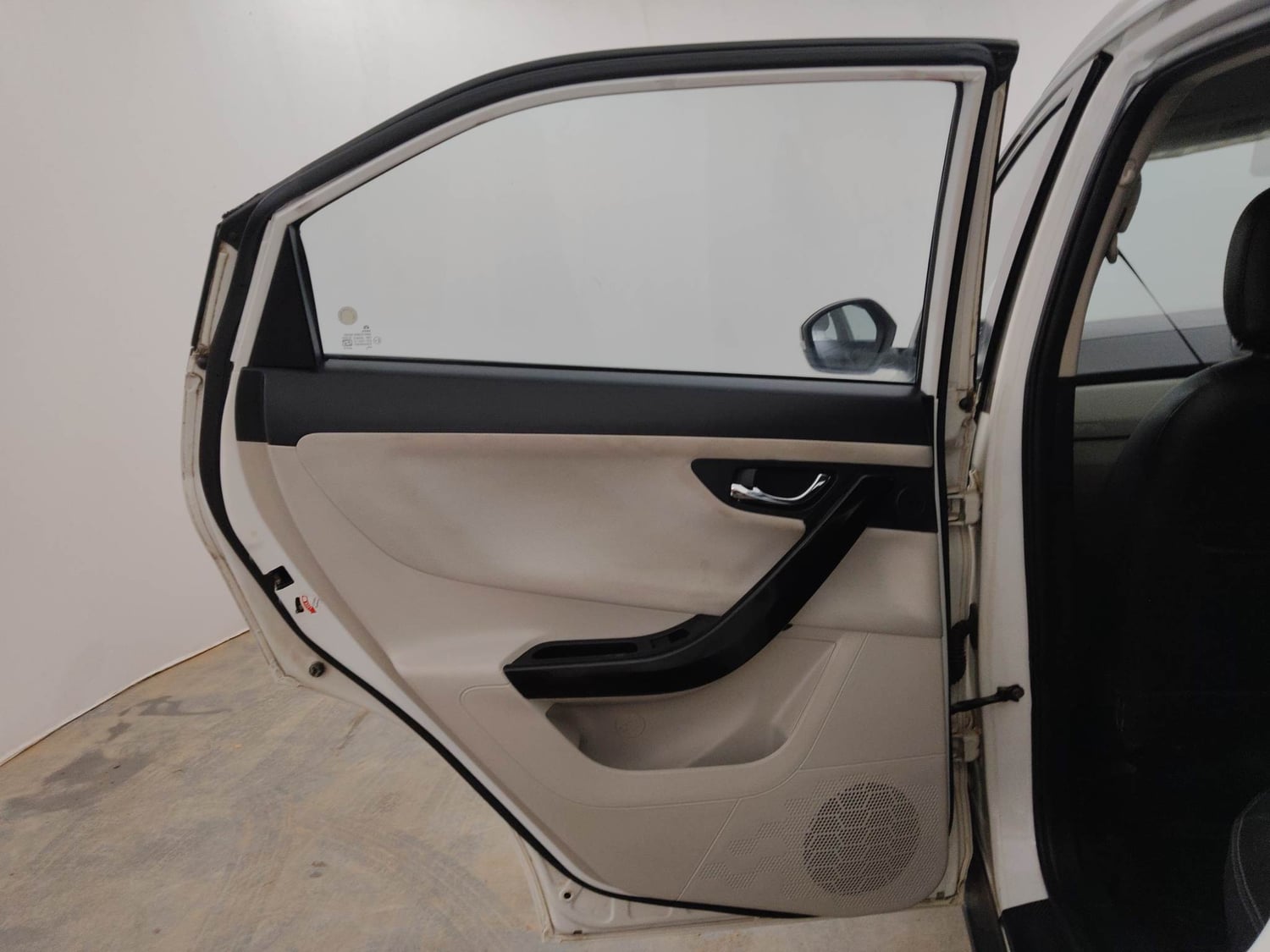 Used 2021 Tata Nexon XZ Plus Dual Tone Petrol Manual interior LEFT REAR DOOR OPEN VIEW