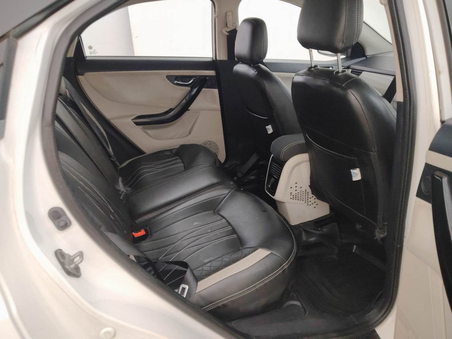 Used 2021 Tata Nexon XZ Plus Dual Tone Petrol Manual interior RIGHT SIDE REAR DOOR CABIN VIEW
