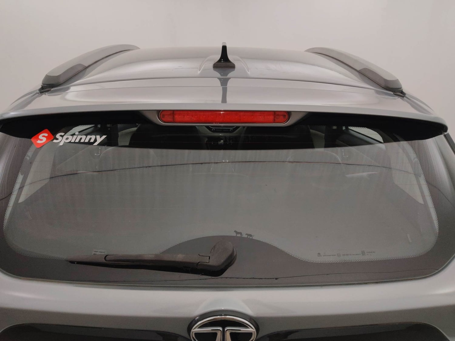 Used 2021 Tata Nexon XZ Plus Dual Tone Petrol Manual exterior BACK WINDSHIELD VIEW