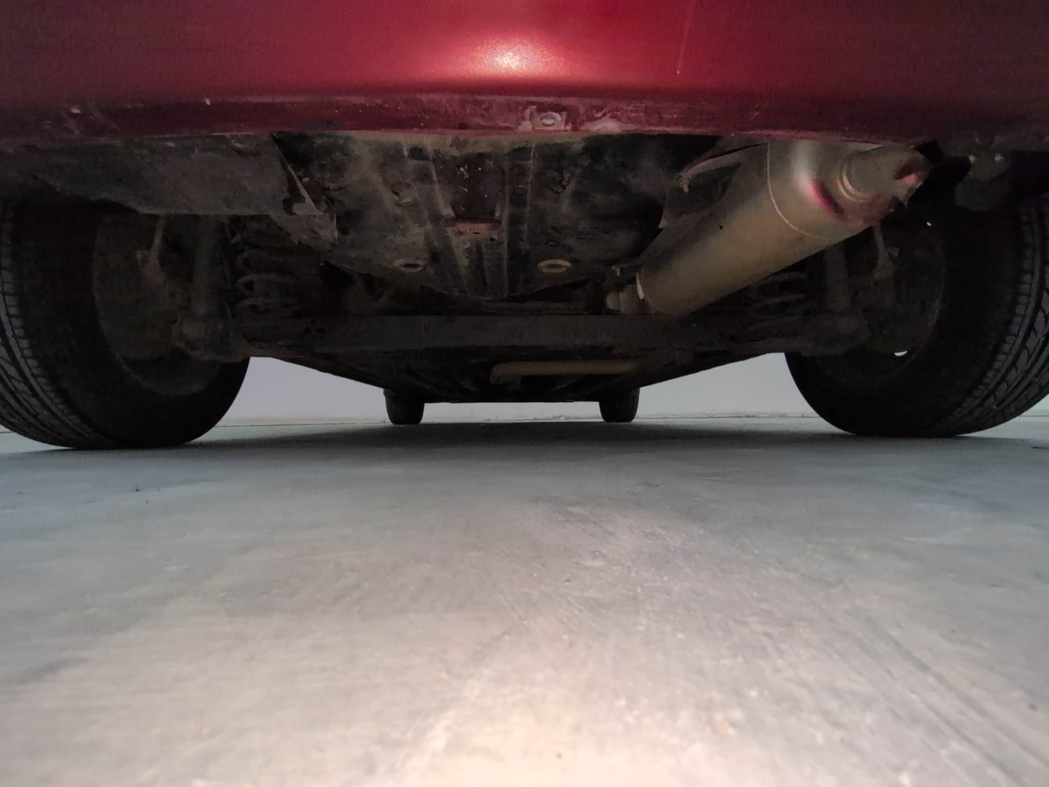 Used 2019 Hyundai Elite i20 Sportz 1.4 CRDI Diesel Manual extra REAR UNDERBODY VIEW (TAKEN FROM REAR)