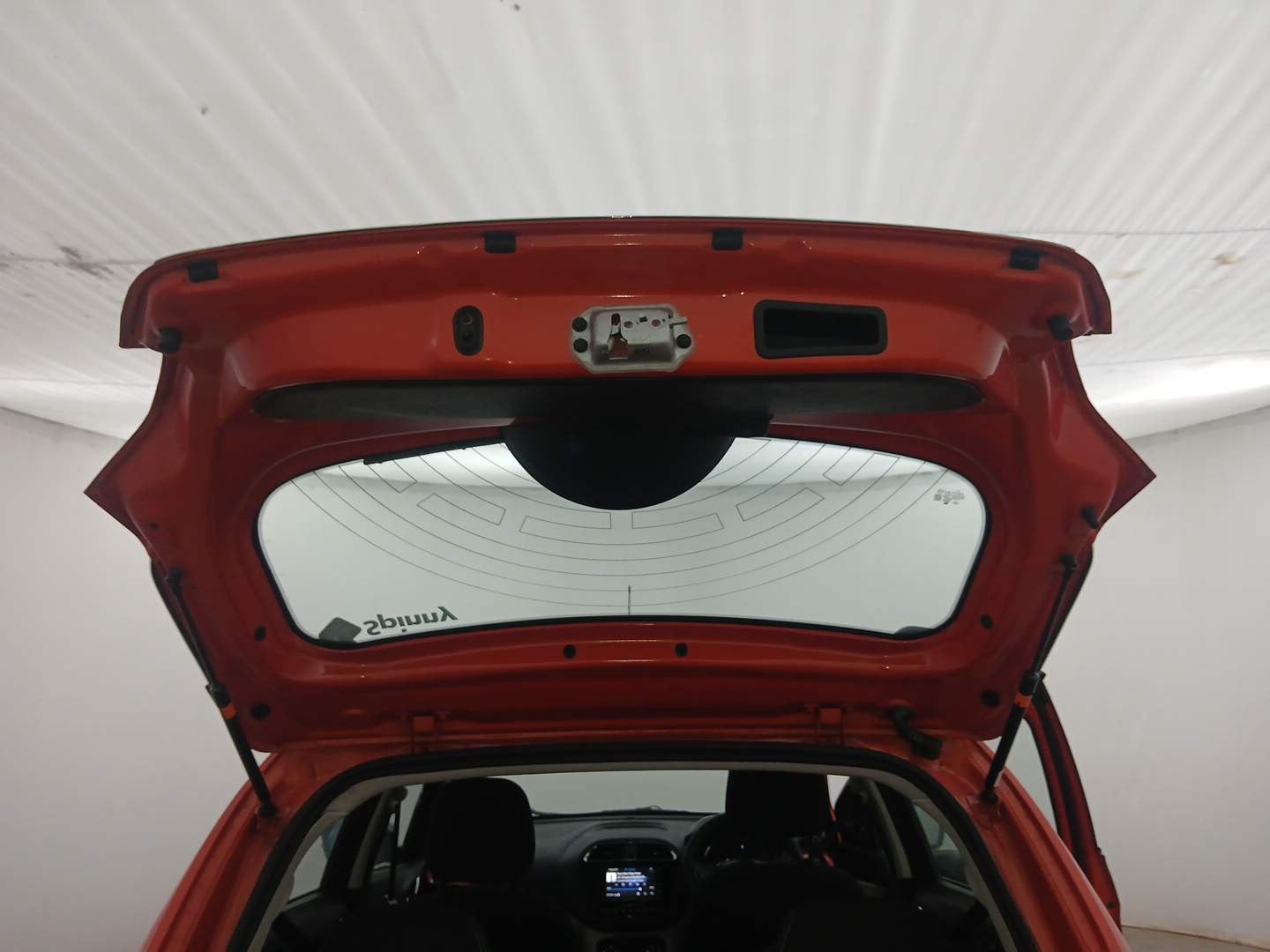 Used 2023 Tata Tiago XZ Plus Dual Tone Petrol Manual interior DICKY DOOR OPEN VIEW