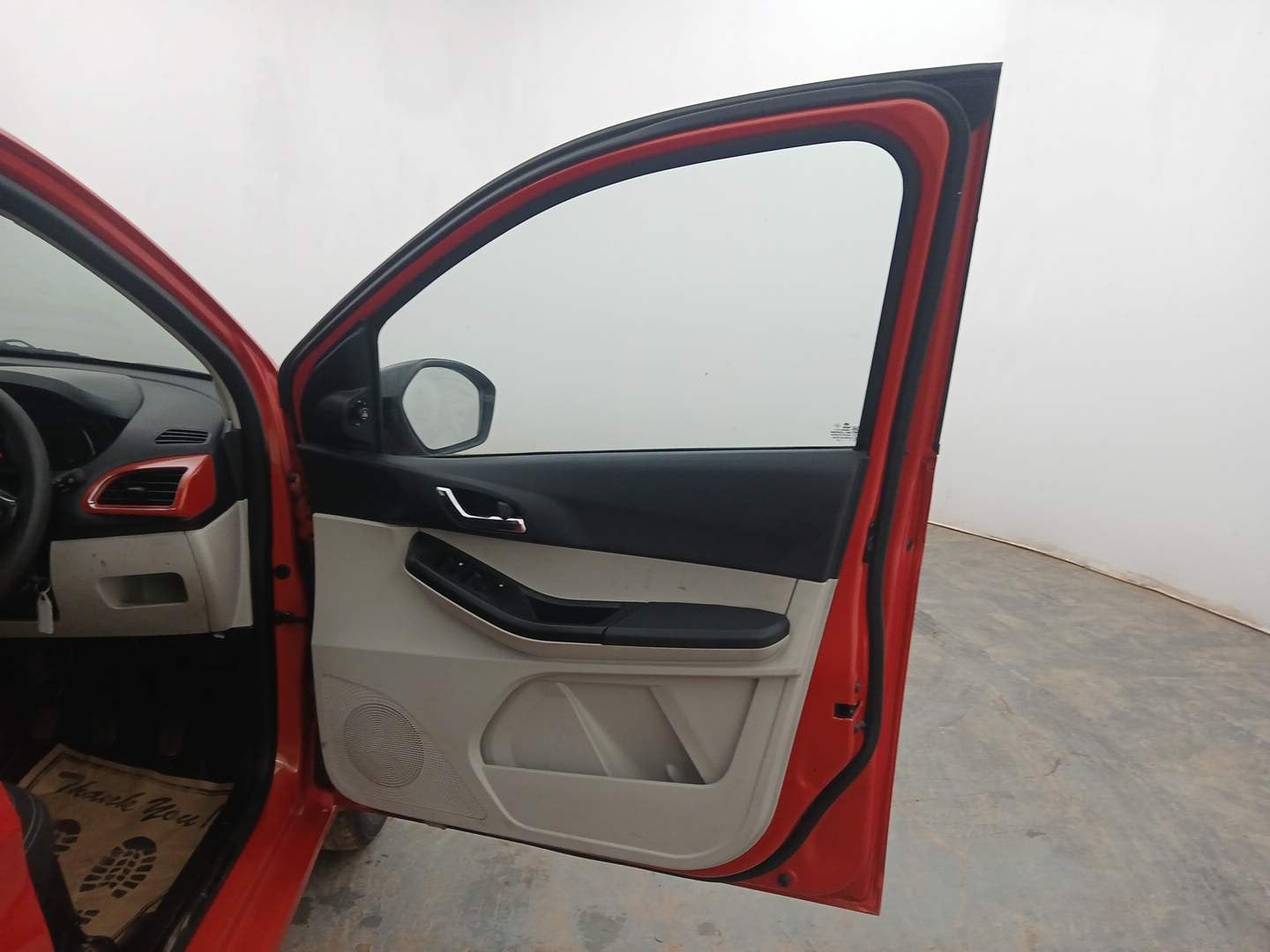 Used 2023 Tata Tiago XZ Plus Dual Tone Petrol Manual interior RIGHT FRONT DOOR OPEN VIEW