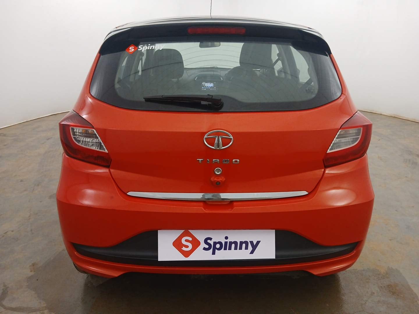 Used 2023 Tata Tiago XZ Plus Dual Tone Petrol Manual exterior BACK VIEW