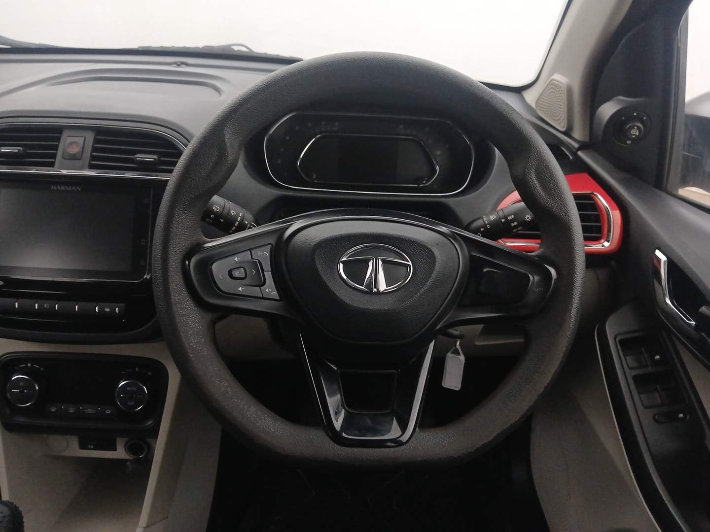 Used 2023 Tata Tiago XZ Plus Dual Tone Petrol Manual interior STEERING VIEW