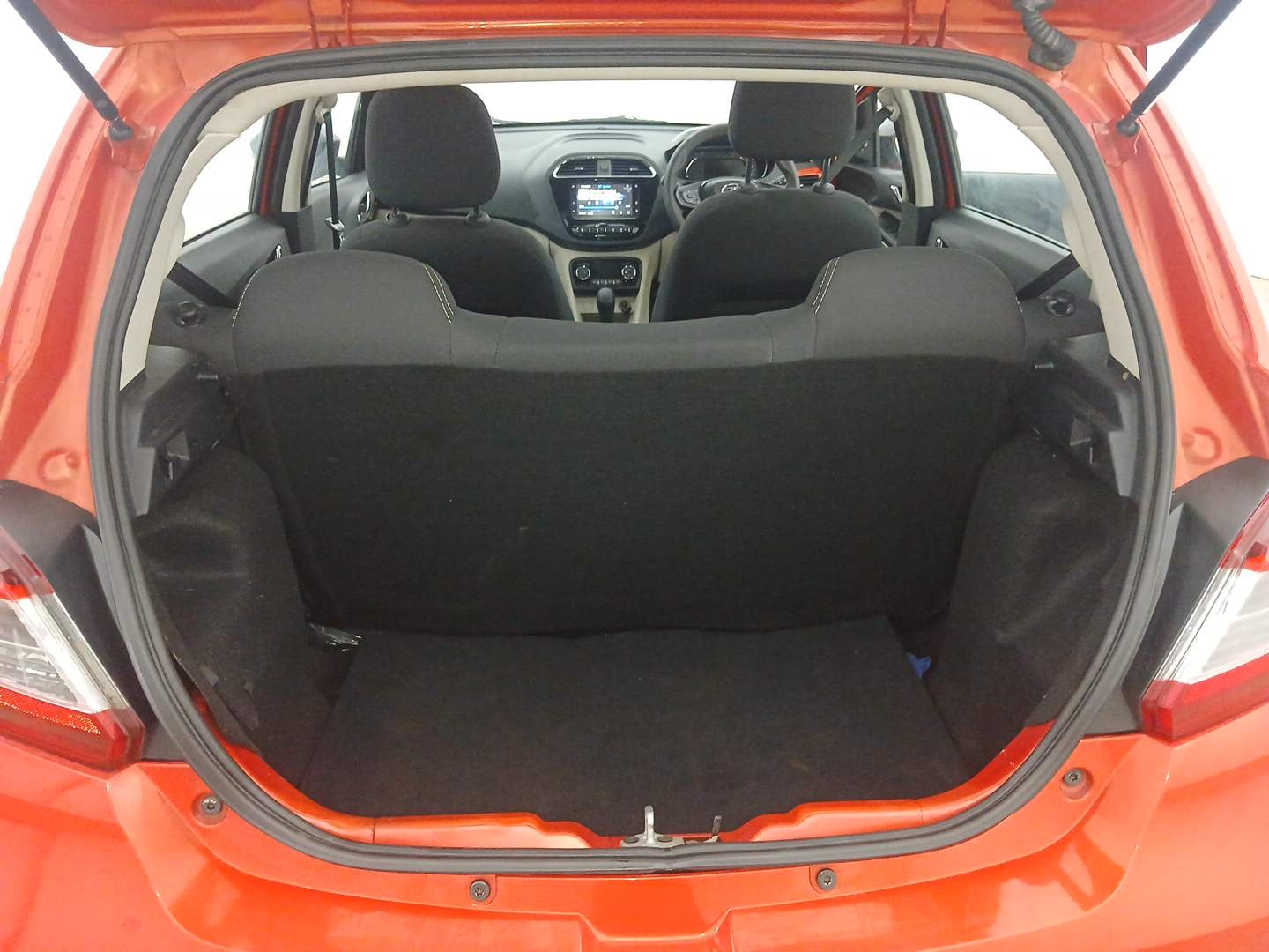 Used 2023 Tata Tiago XZ Plus Dual Tone Petrol Manual interior DICKY INSIDE VIEW
