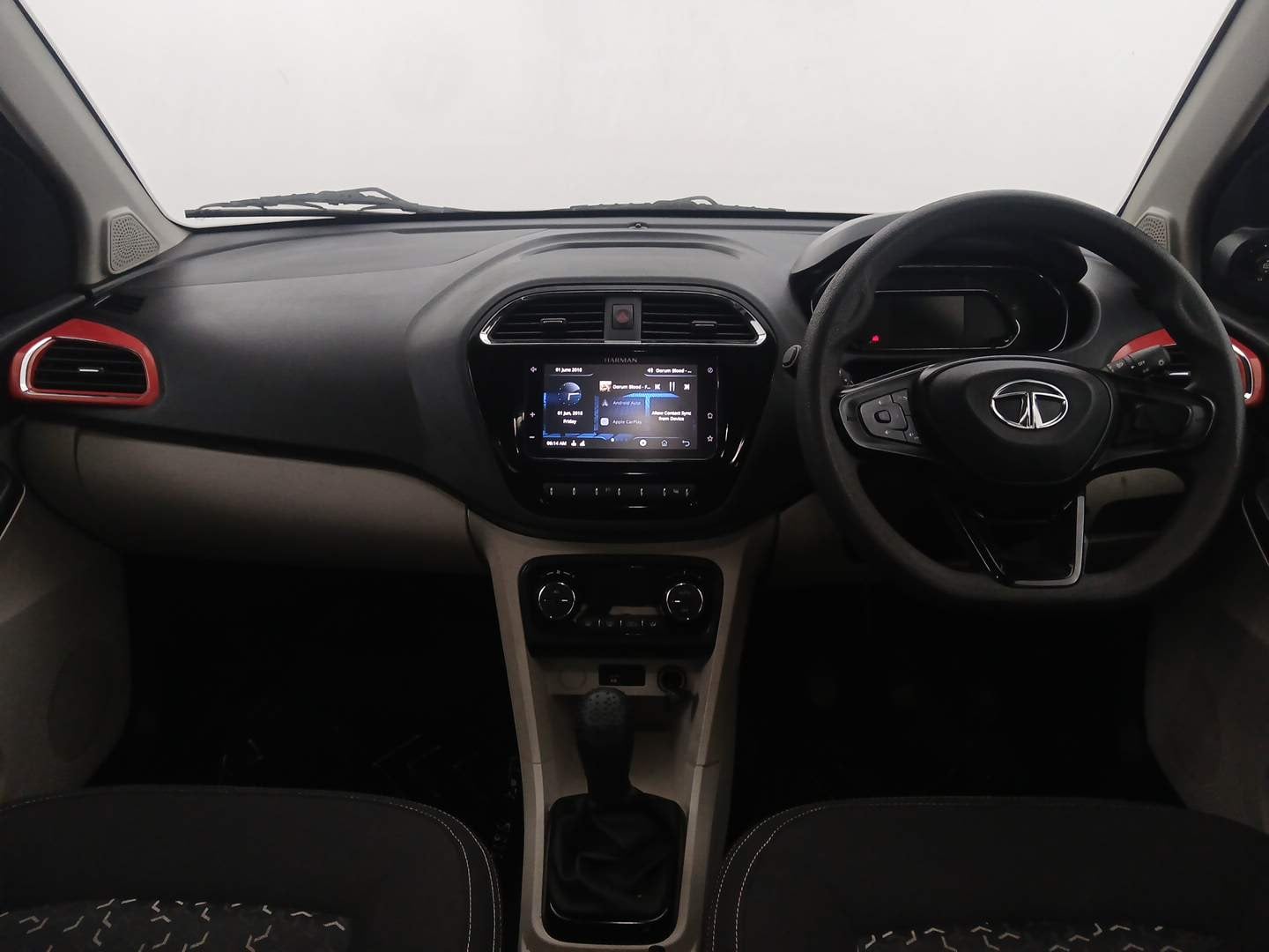 Used 2023 Tata Tiago XZ Plus Dual Tone Petrol Manual interior DASHBOARD VIEW