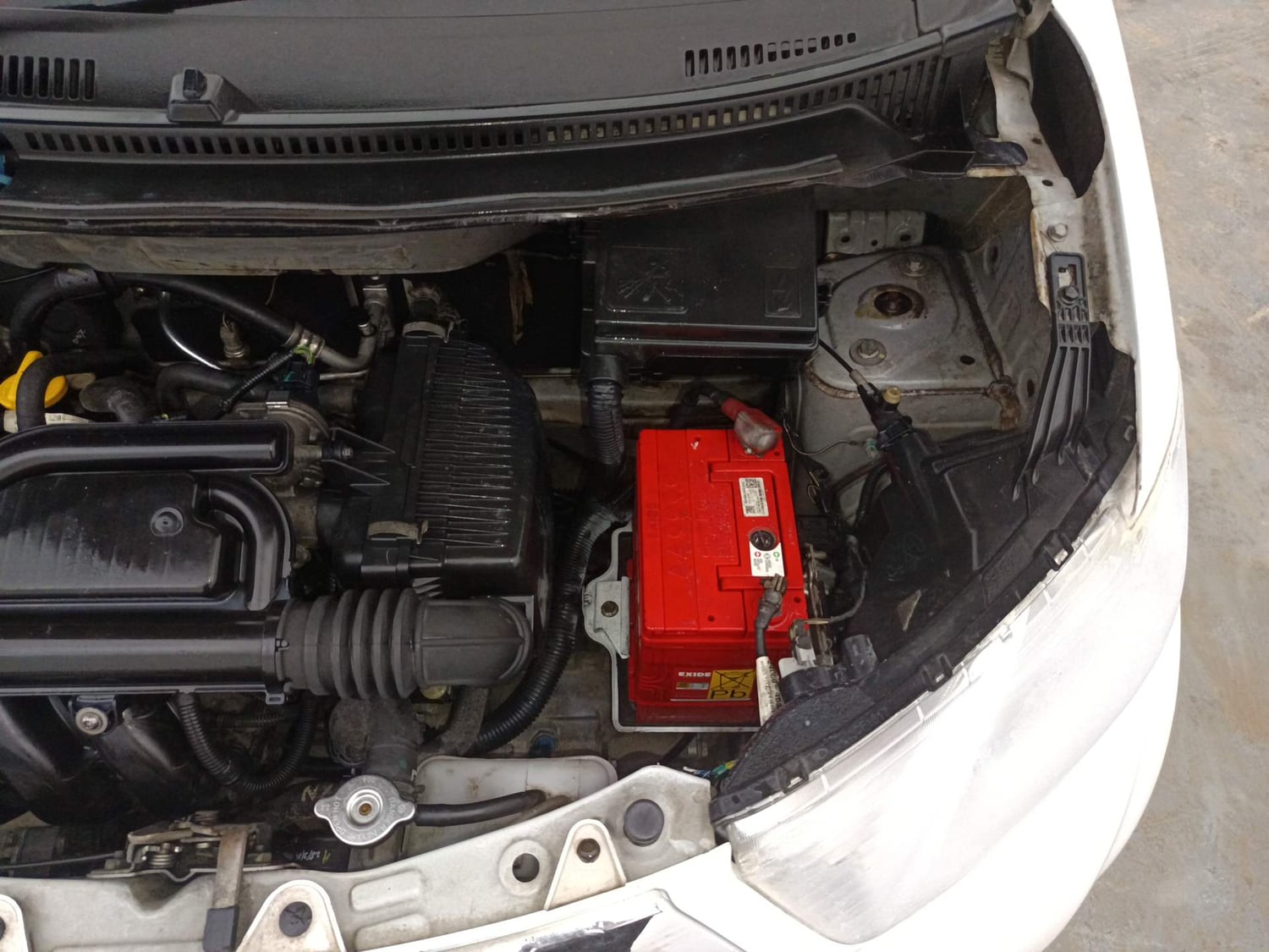 Used 2016 Datsun Redi-GO T (O) Petrol Manual engine ENGINE LEFT SIDE VIEW