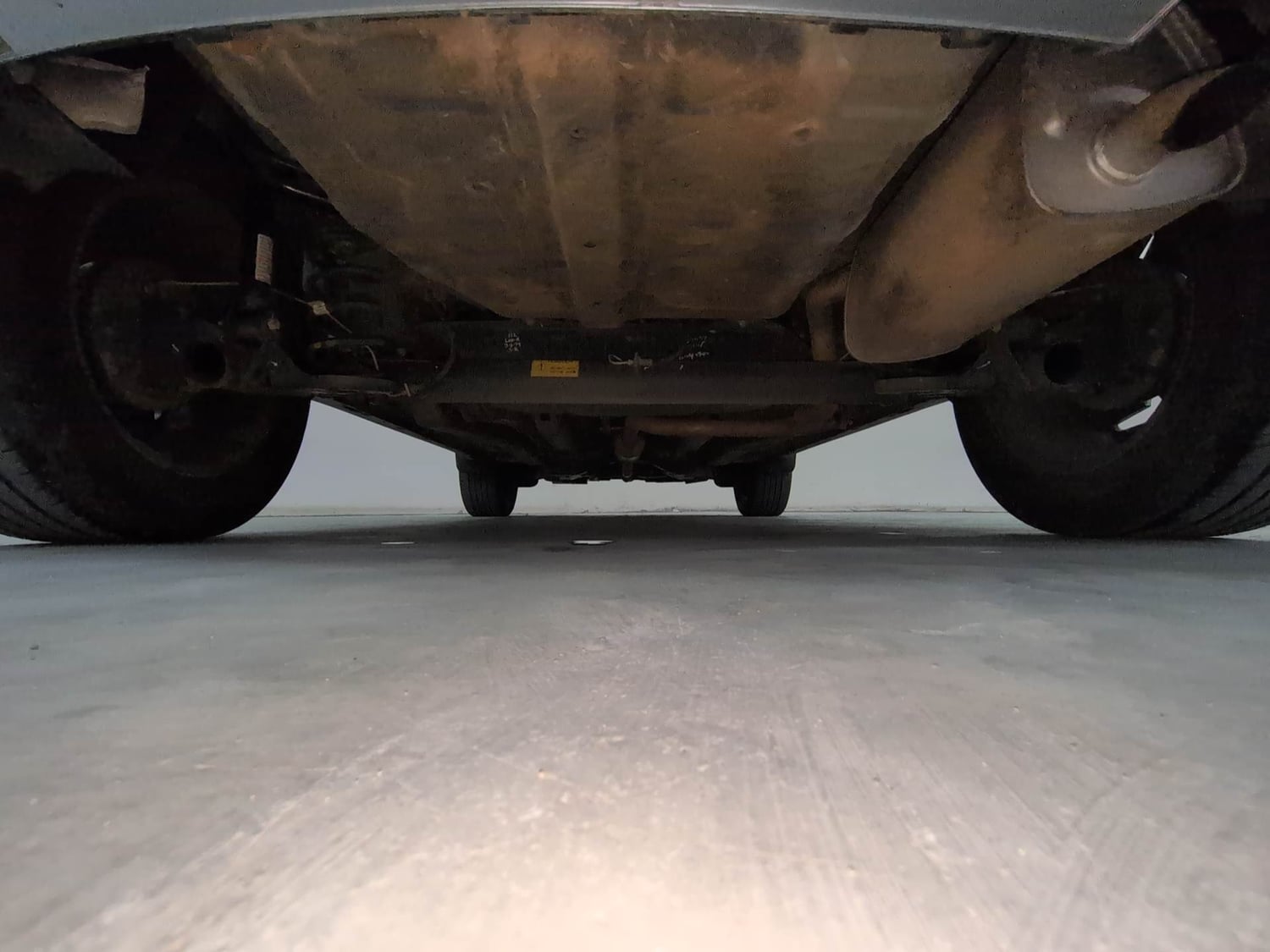 Used 2024 Tata Nexon Fearless Plus S 1.2 Revotron Petrol 6MT DT Petrol Manual extra REAR UNDERBODY VIEW (TAKEN FROM REAR)