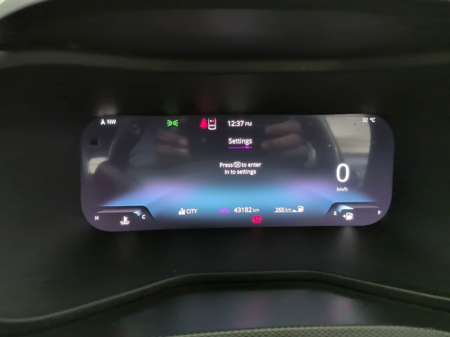 Used 2024 Tata Nexon Fearless Plus S 1.2 Revotron Petrol 6MT DT Petrol Manual interior CLUSTERMETER VIEW