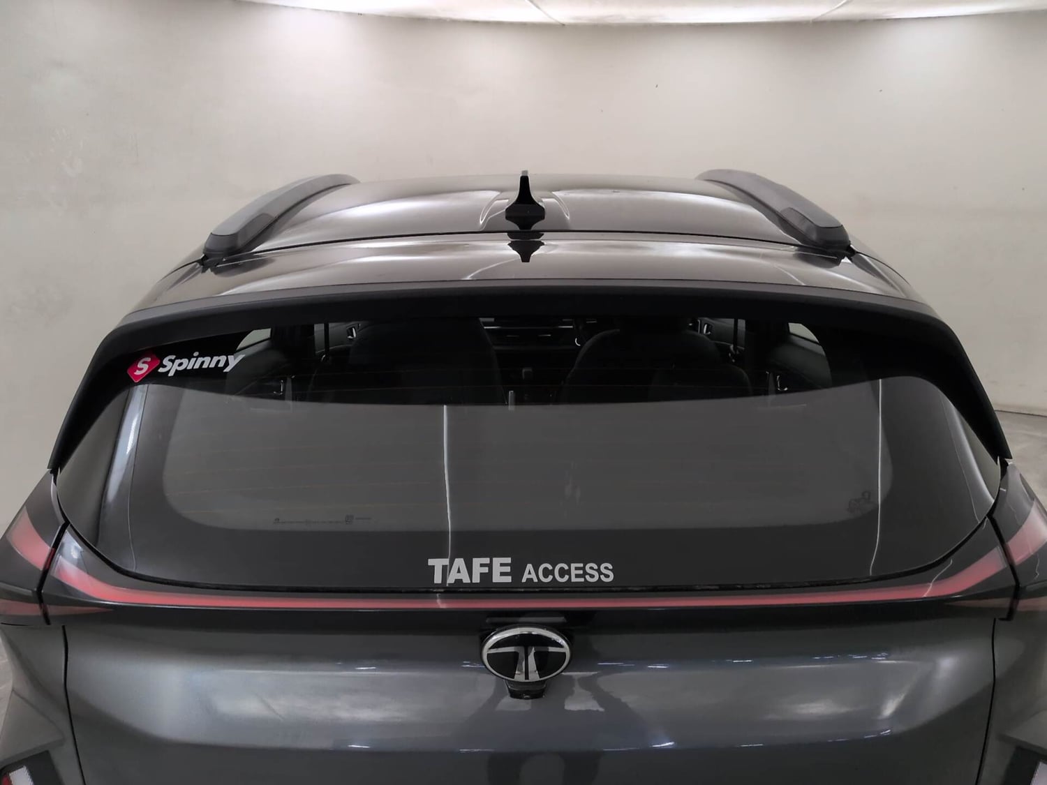 Used 2024 Tata Nexon Fearless Plus S 1.2 Revotron Petrol 6MT DT Petrol Manual exterior BACK WINDSHIELD VIEW
