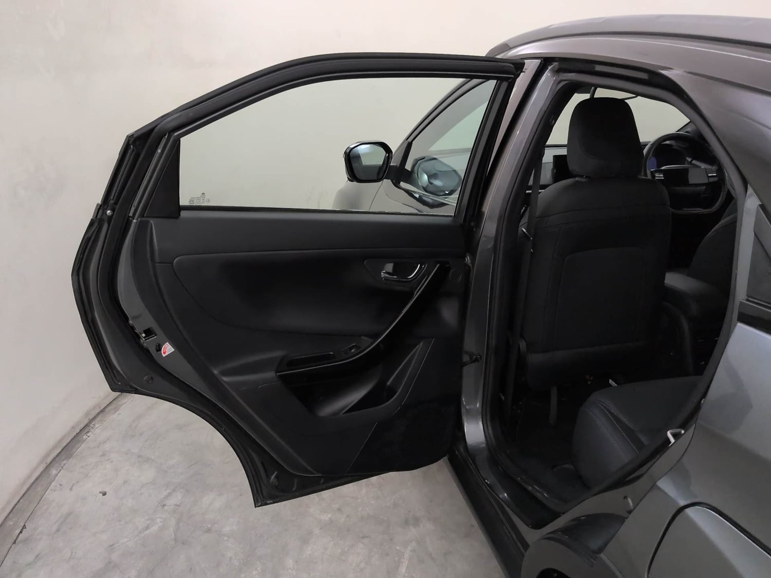 Used 2024 Tata Nexon Fearless Plus S 1.2 Revotron Petrol 6MT DT Petrol Manual interior LEFT REAR DOOR OPEN VIEW