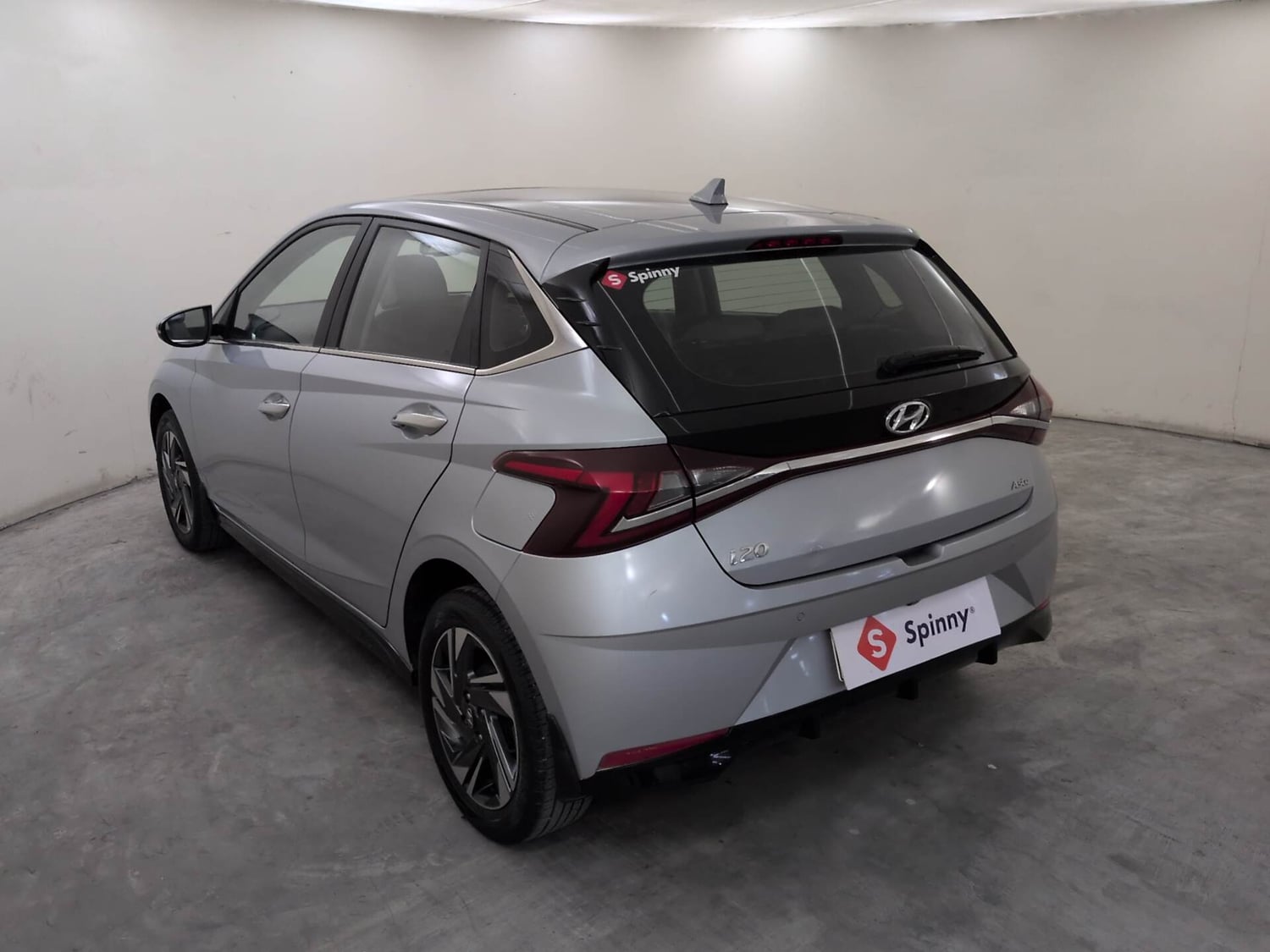 Used 2023 Hyundai i20 Asta (O) 1.2 IVT Petrol Automatic exterior LEFT REAR CORNER VIEW
