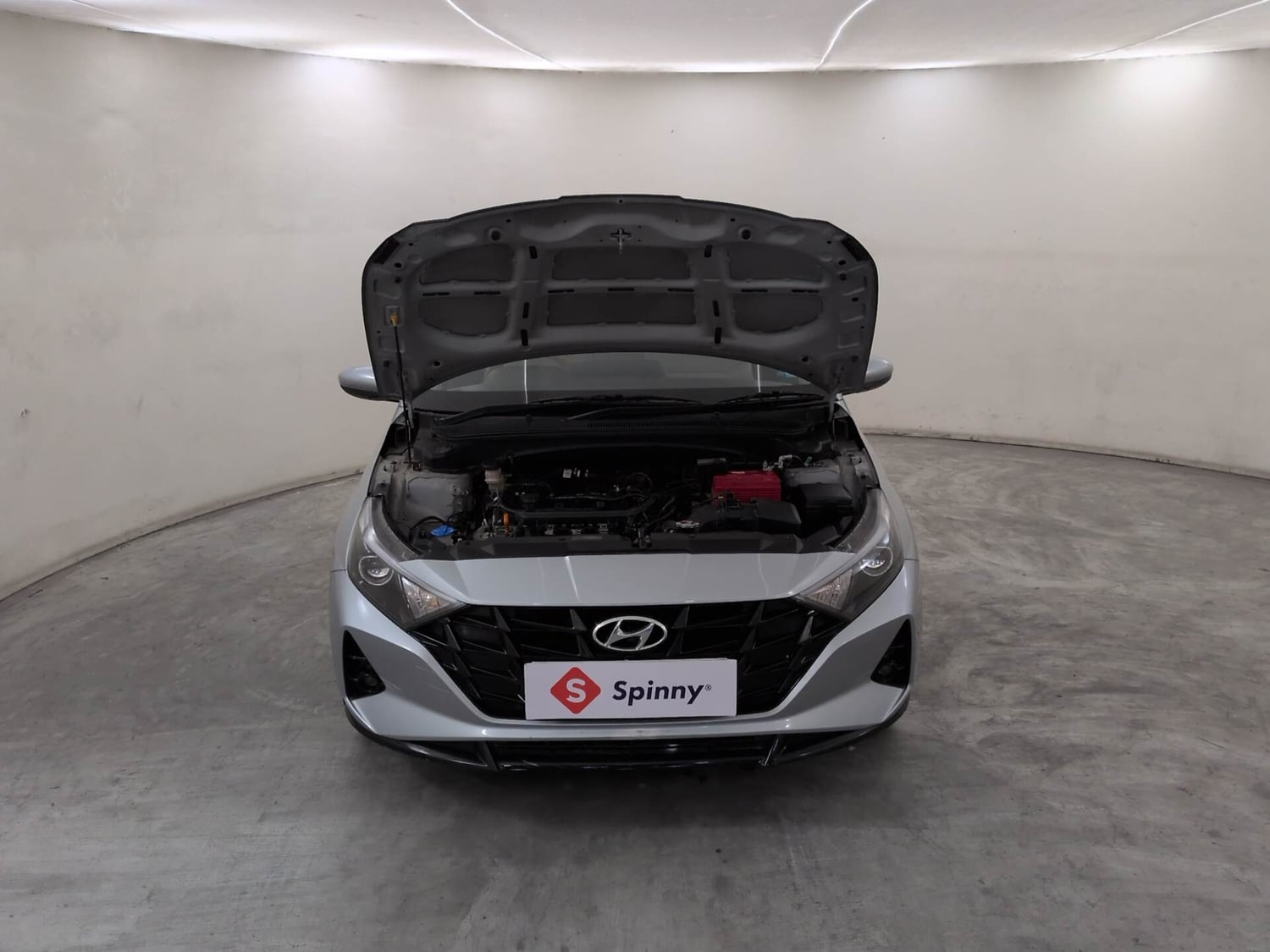 Used 2023 Hyundai i20 Asta (O) 1.2 IVT Petrol Automatic engine ENGINE & BONNET OPEN FRONT VIEW