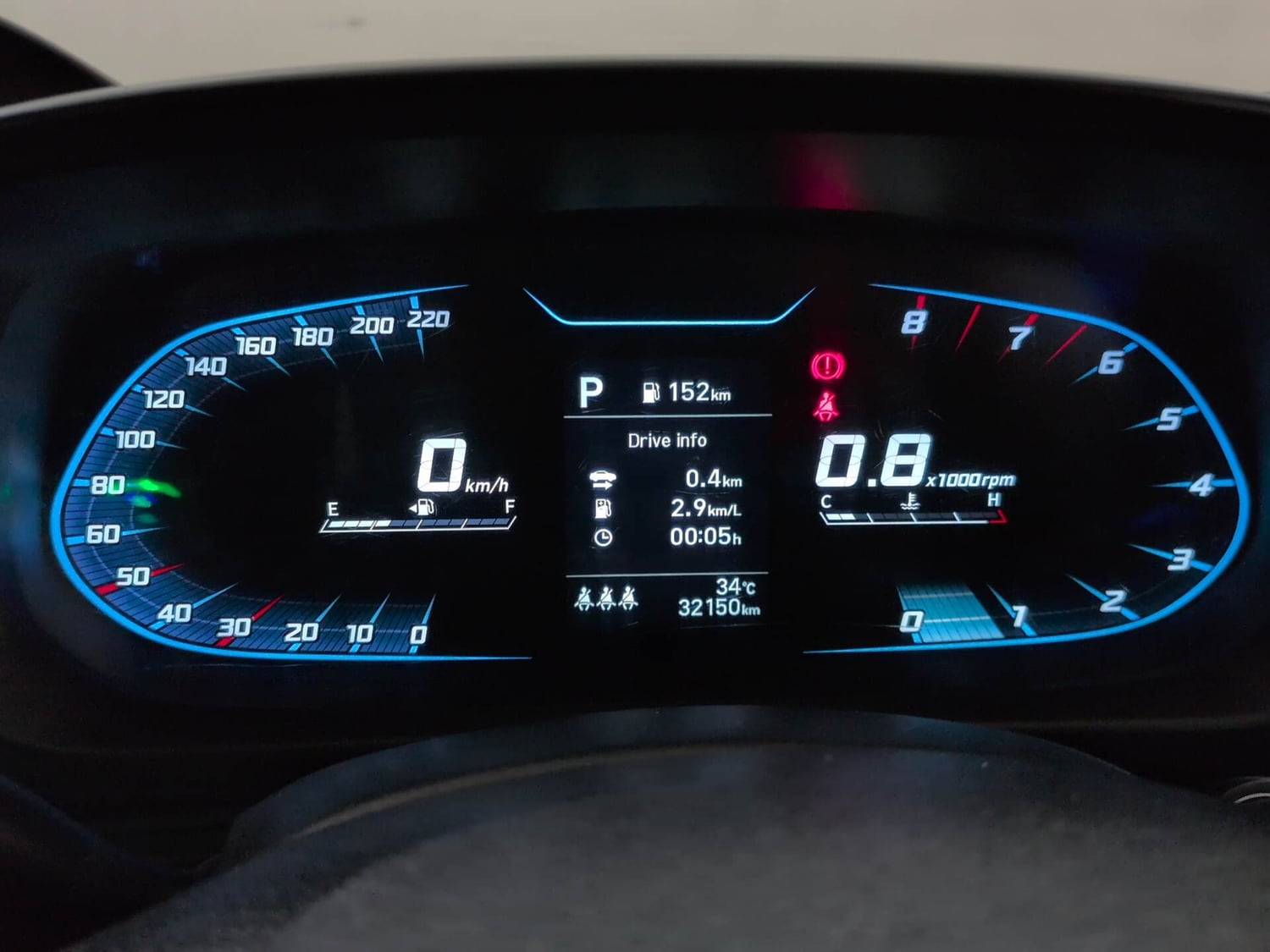 Used 2023 Hyundai i20 Asta (O) 1.2 IVT Petrol Automatic interior CLUSTERMETER VIEW