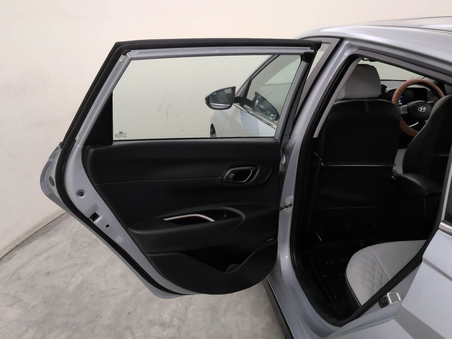 Used 2023 Hyundai i20 Asta (O) 1.2 IVT Petrol Automatic interior LEFT REAR DOOR OPEN VIEW
