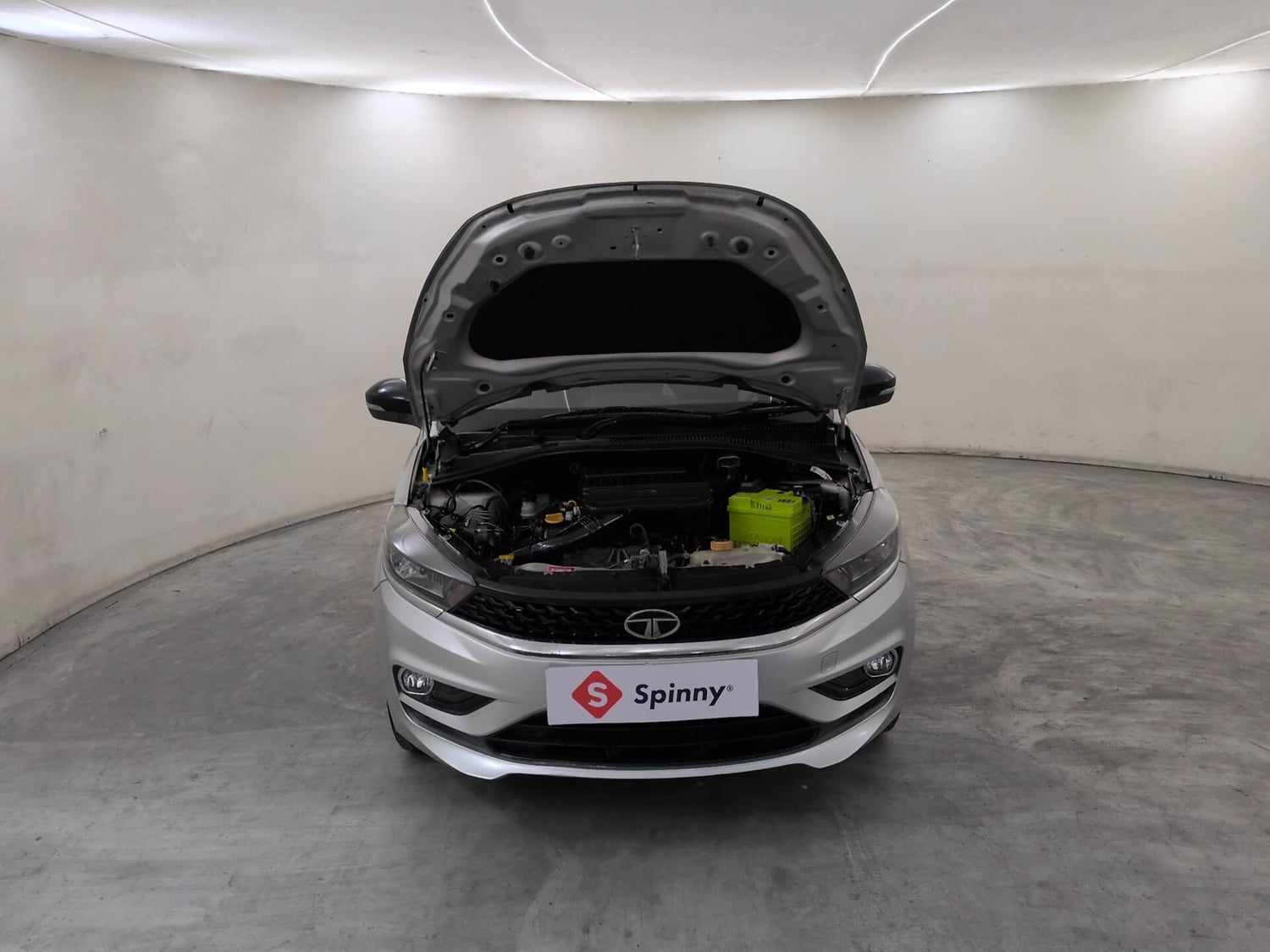 Used 2021 Tata Tiago XZA Plus Petrol Automatic engine ENGINE & BONNET OPEN FRONT VIEW