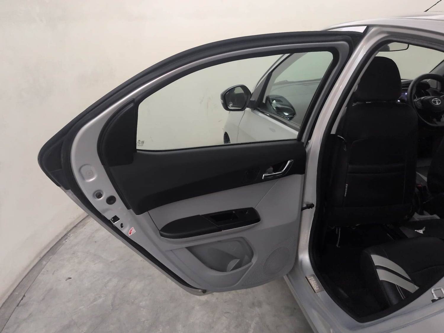 Used 2021 Tata Tiago XZA Plus Petrol Automatic interior LEFT REAR DOOR OPEN VIEW