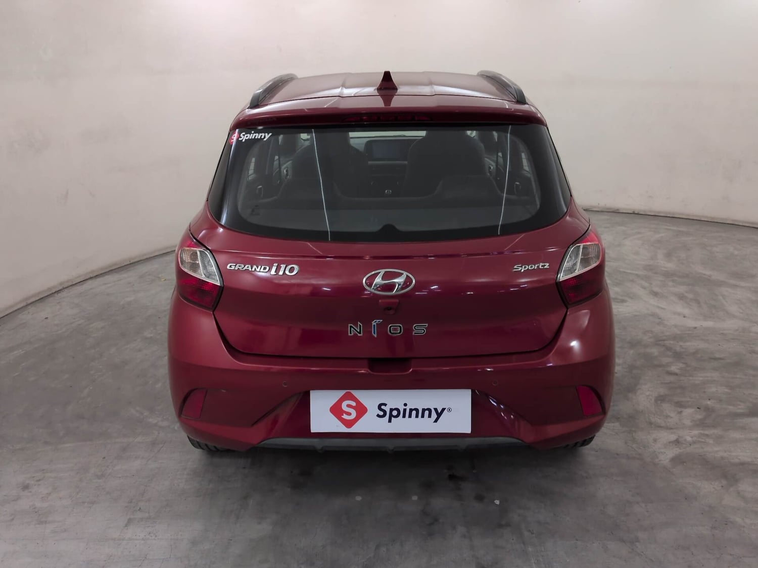 Used 2022 Hyundai Grand i10 Nios Sportz 1.2 Kappa VTVT Petrol Manual exterior BACK VIEW