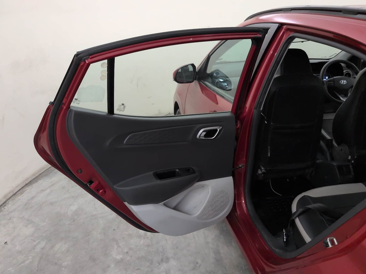 Used 2022 Hyundai Grand i10 Nios Sportz 1.2 Kappa VTVT Petrol Manual interior LEFT REAR DOOR OPEN VIEW