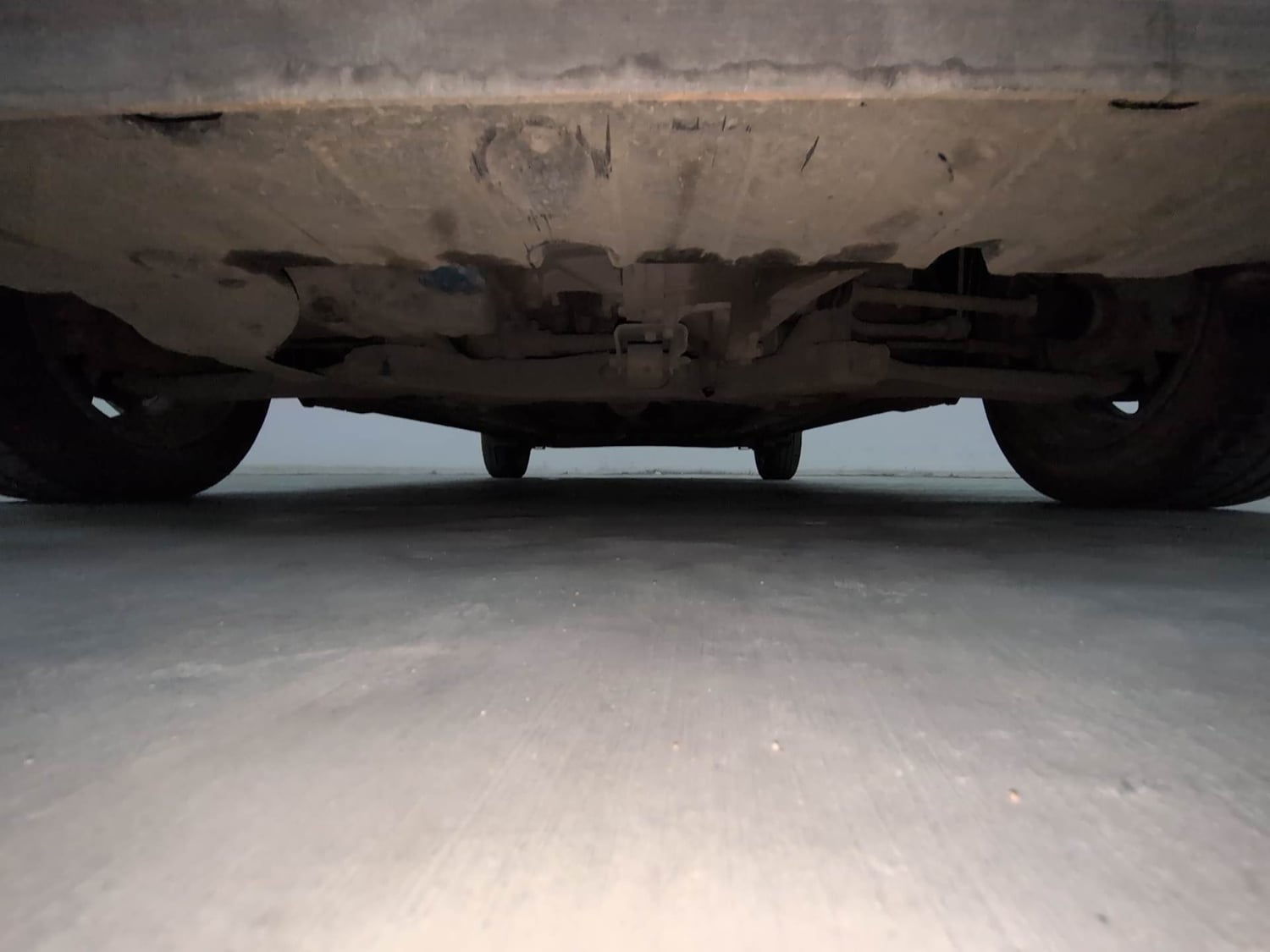 Used 2022 Hyundai Grand i10 Nios Sportz 1.2 Kappa VTVT Petrol Manual extra FRONT LEFT UNDERBODY VIEW