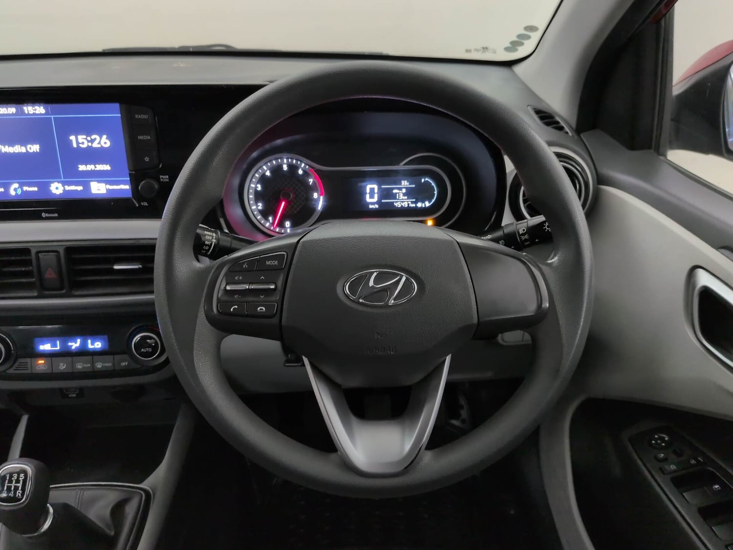 Used 2022 Hyundai Grand i10 Nios Sportz 1.2 Kappa VTVT Petrol Manual interior STEERING VIEW