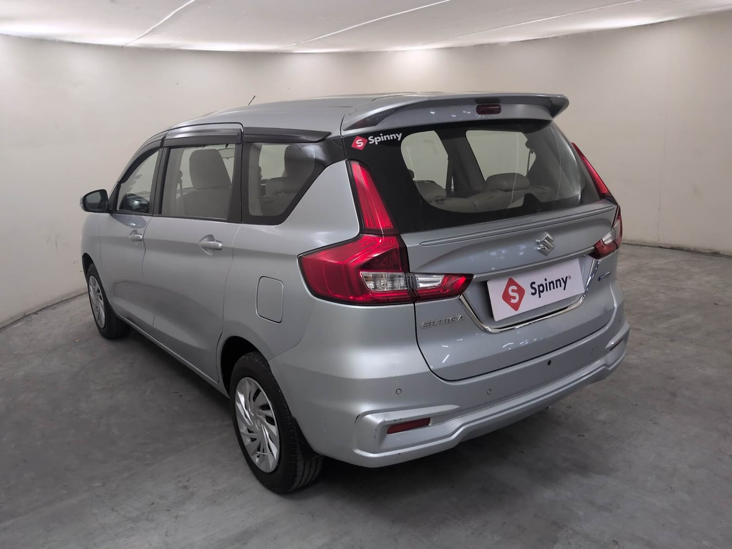 Used 2023 Maruti Suzuki Ertiga VXi AT Petrol Automatic exterior LEFT REAR CORNER VIEW
