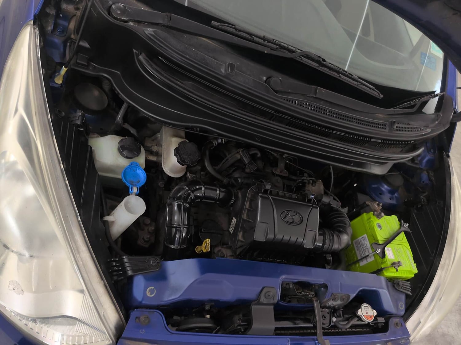 Used 2018 Hyundai Eon Era + Petrol Manual engine ENGINE RIGHT SIDE VIEW