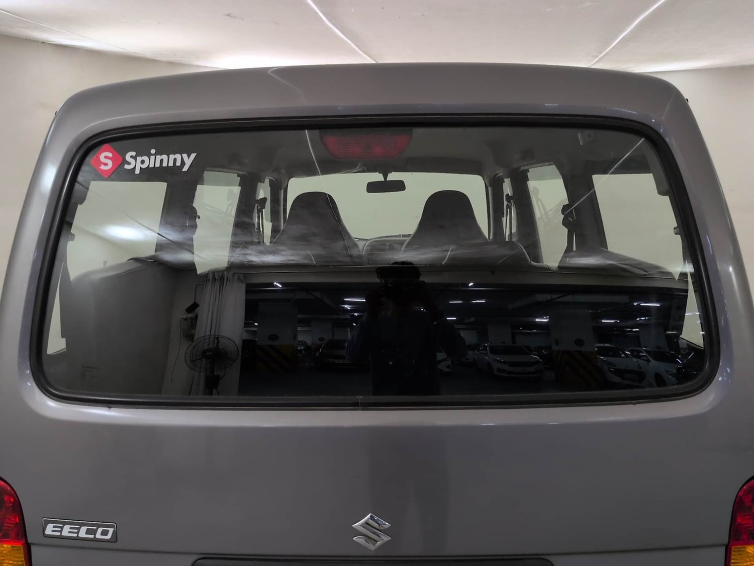 Used 2019 Maruti Suzuki Eeco 5 STR WITH A/C+HTR Petrol Manual exterior BACK WINDSHIELD VIEW