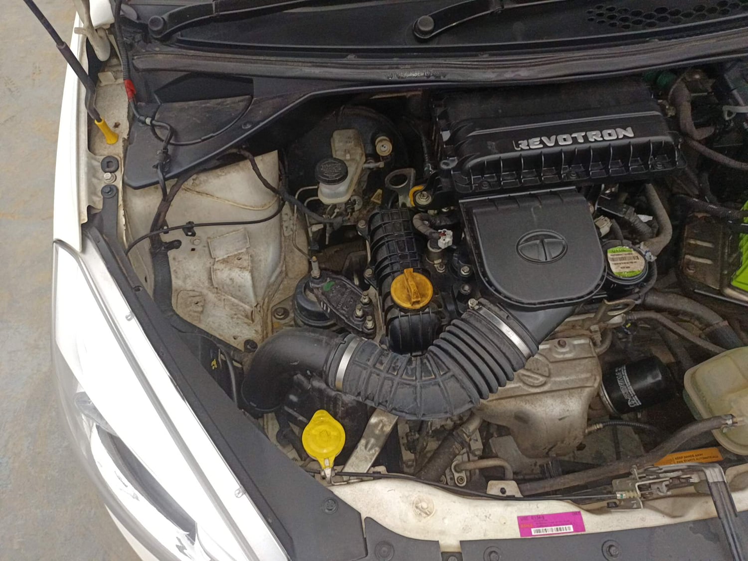 Used 2016 Tata Tiago Revotron XT Petrol Manual engine ENGINE RIGHT SIDE VIEW