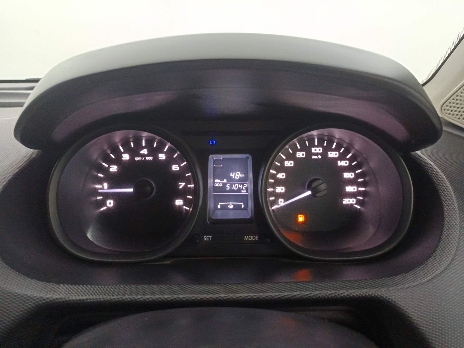 Used 2016 Tata Tiago Revotron XT Petrol Manual interior CLUSTERMETER VIEW