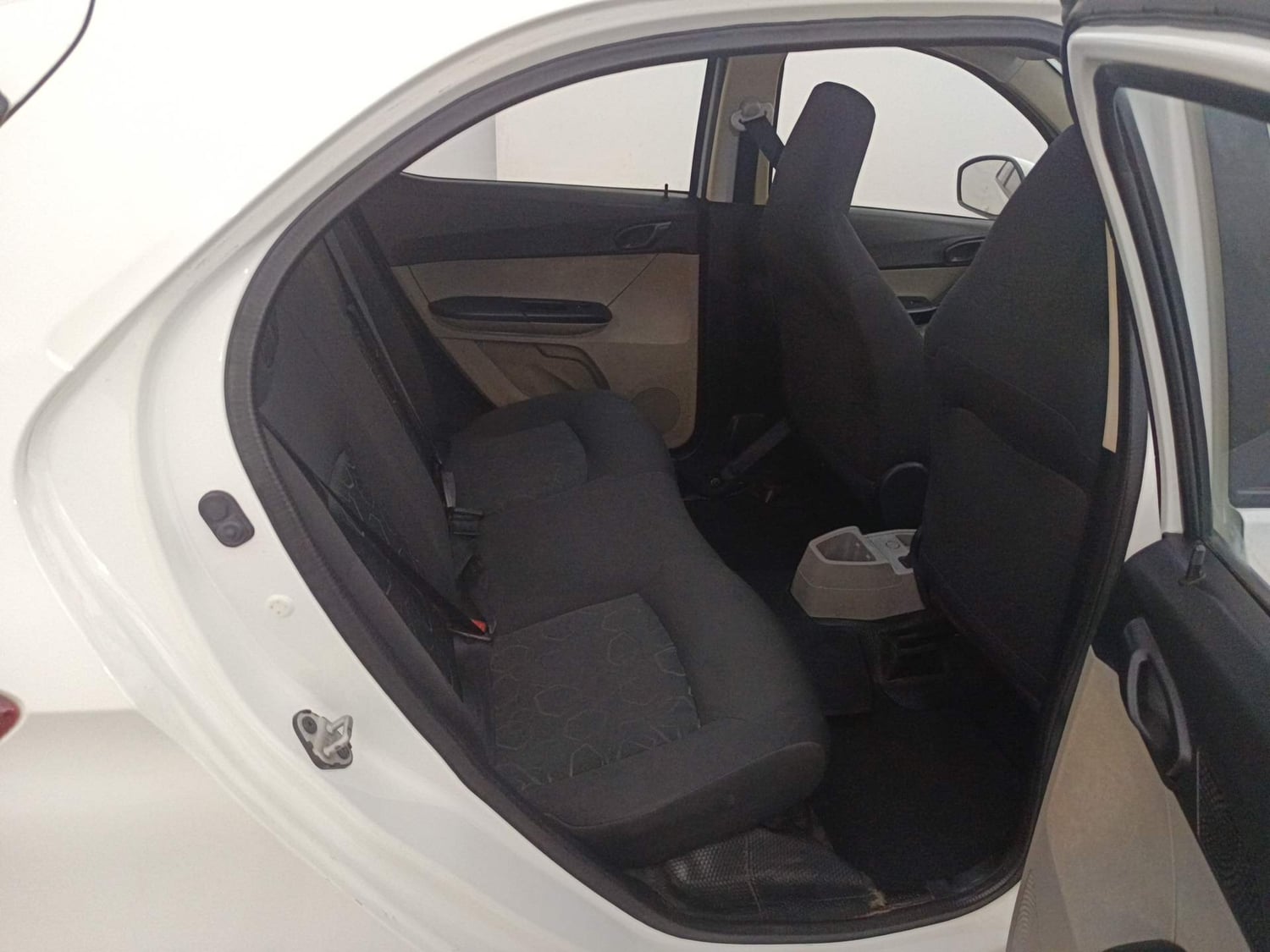 Used 2016 Tata Tiago Revotron XT Petrol Manual interior RIGHT SIDE REAR DOOR CABIN VIEW