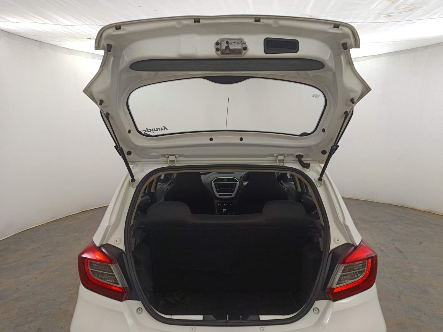 Used 2016 Tata Tiago Revotron XT Petrol Manual interior DICKY DOOR OPEN VIEW