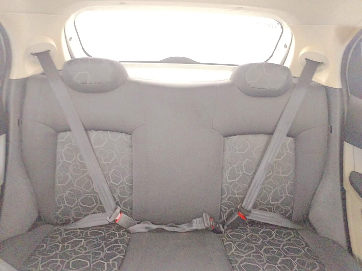 Used 2016 Tata Tiago Revotron XT Petrol Manual interior REAR SEAT CONDITION VIEW
