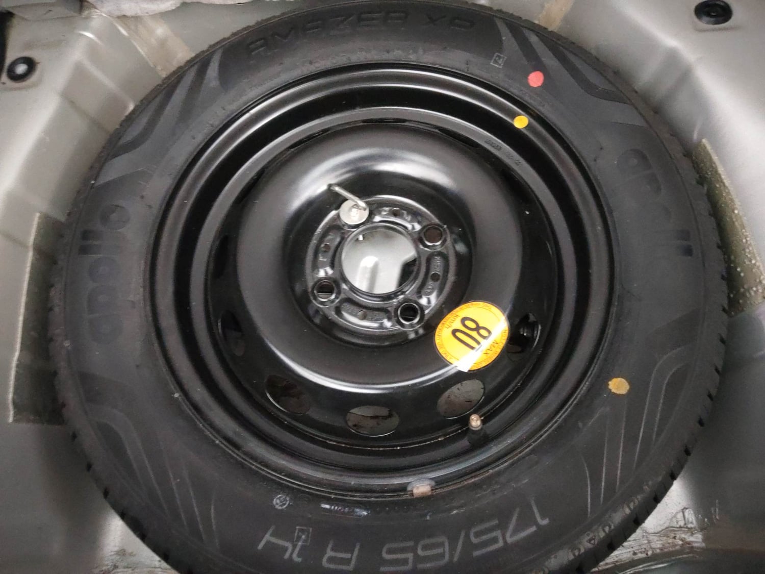 Used 2020 Tata Tiago XZA Plus Petrol Automatic tyres SPARE TYRE VIEW