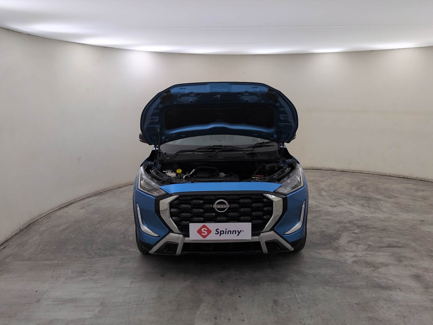 Used 2024 Nissan Magnite N-Connecta B4D 1.0 Petrol AMT Dual Tone Petrol Automatic engine ENGINE & BONNET OPEN FRONT VIEW